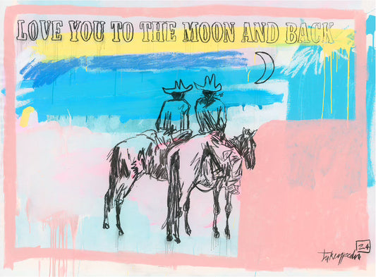 " Duo to the Moon "